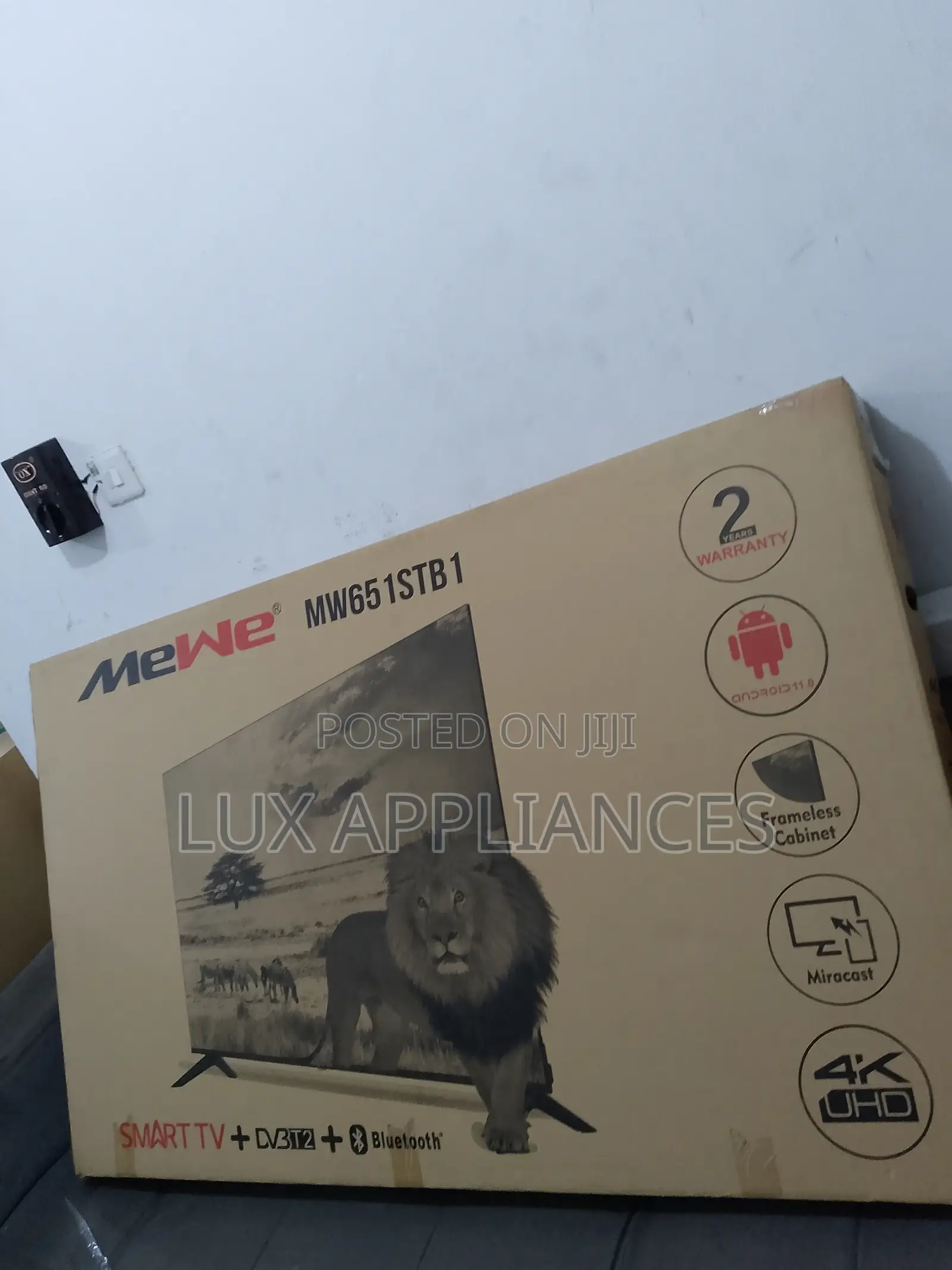 Original Mewe Smart Led 65 Inches Tv