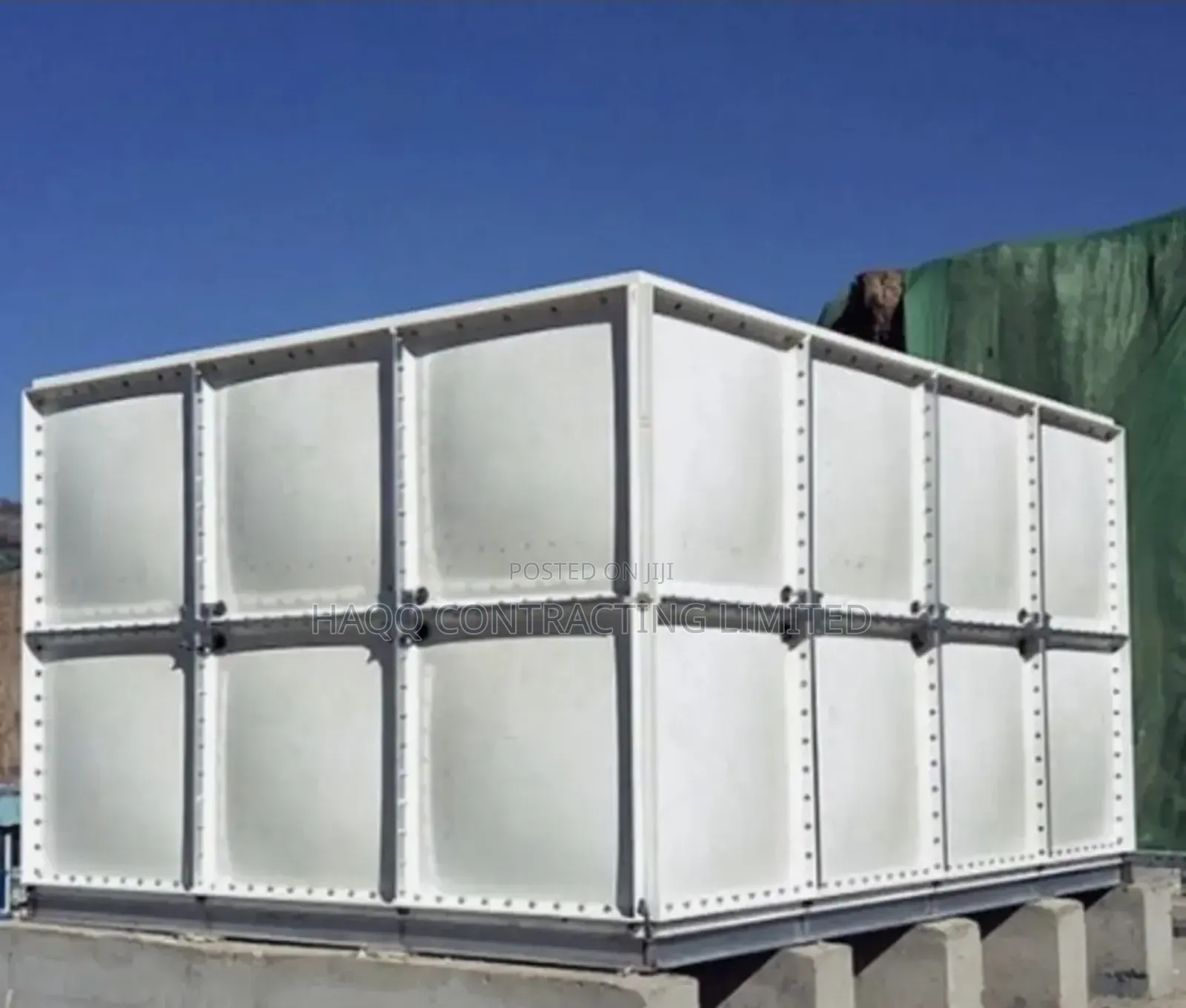Fibreglass GRP Panels, Water Storage Tank Expert in Nigeria