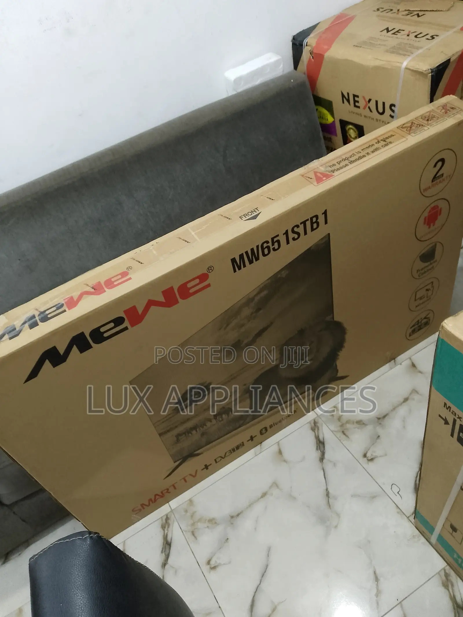 Mewe 65 Inches Smart UHD LED Frameless Bluetooth TV | MW FTB