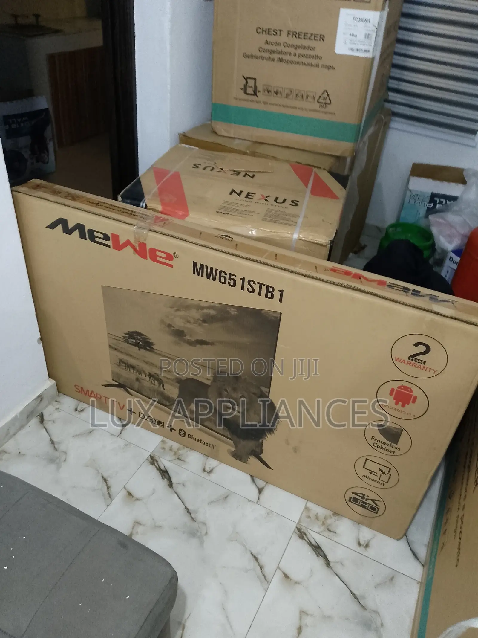 Brand New 65 Inches Mewe Smart Led Tv