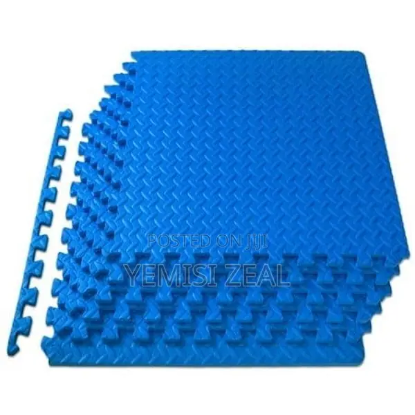 6 in 1 Interlocking Foam Mat (Blue)