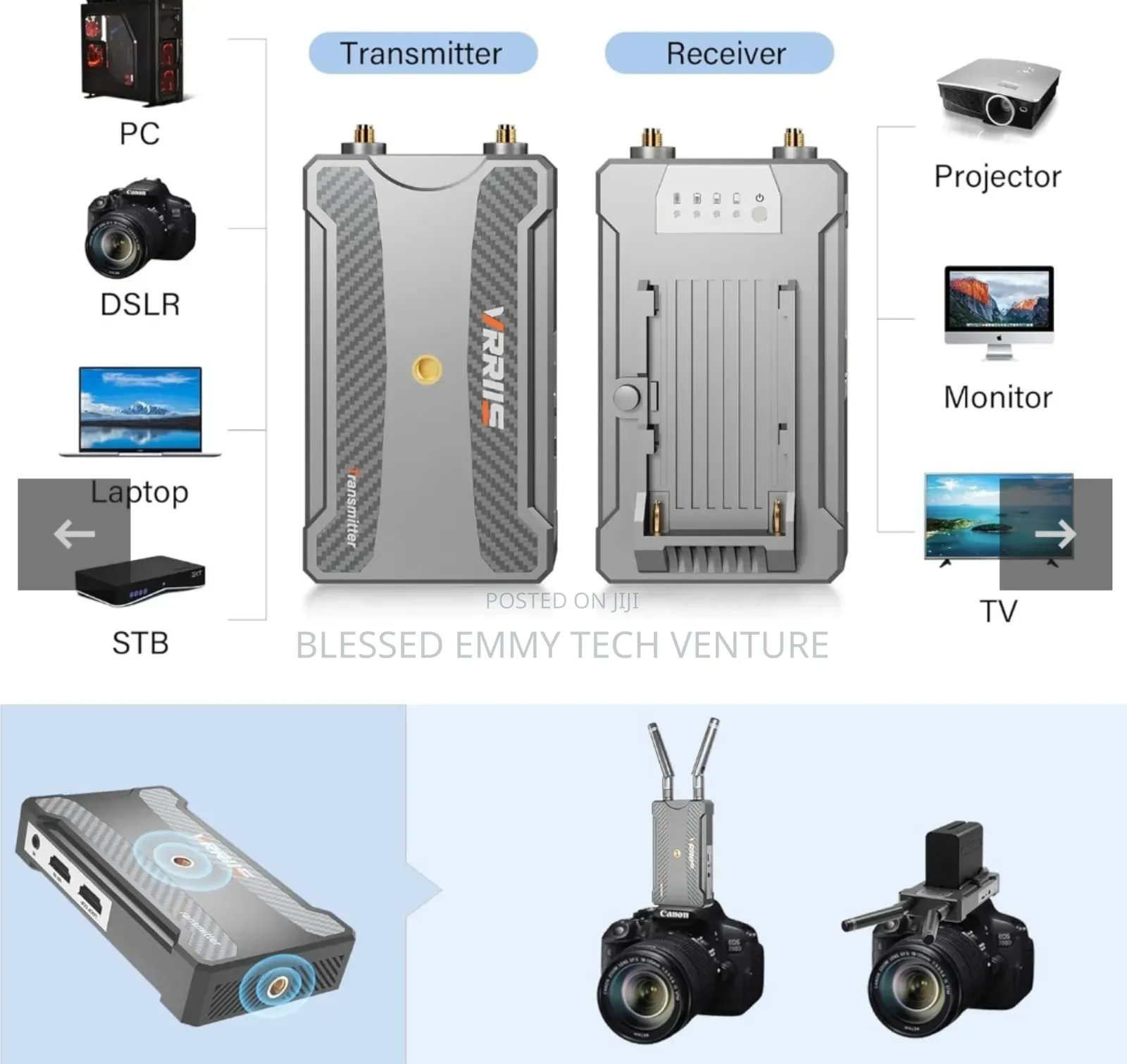 Wireless Hdmi Extender 300m Video Transmitter Receiver