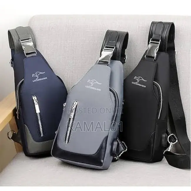 Men/Women Canvas Bag Outdoor Sport Chest Pausb Charging.