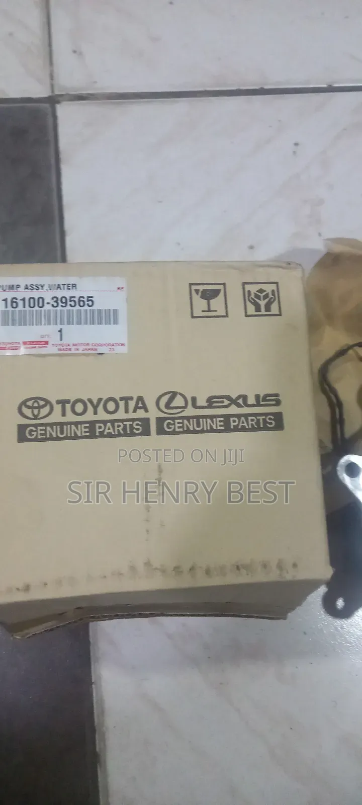 Water Pump Toyota Corolla 2015 3ZR