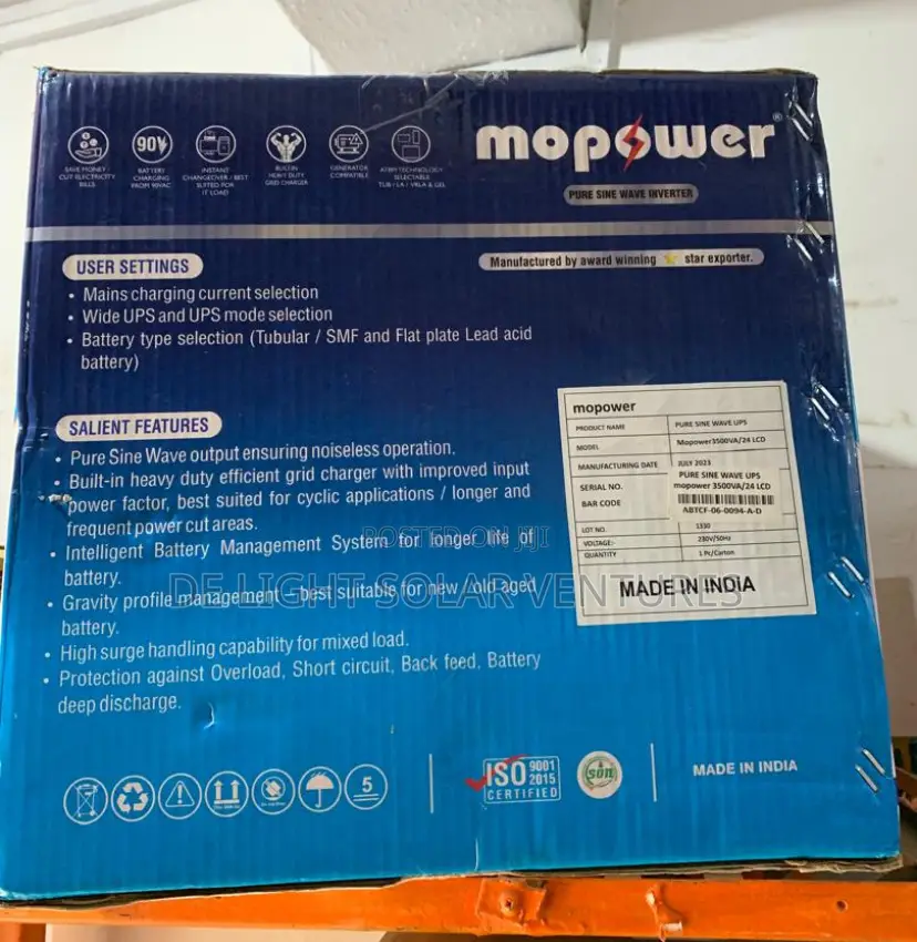 3.5kva Mopower 24v Inverter Available Now