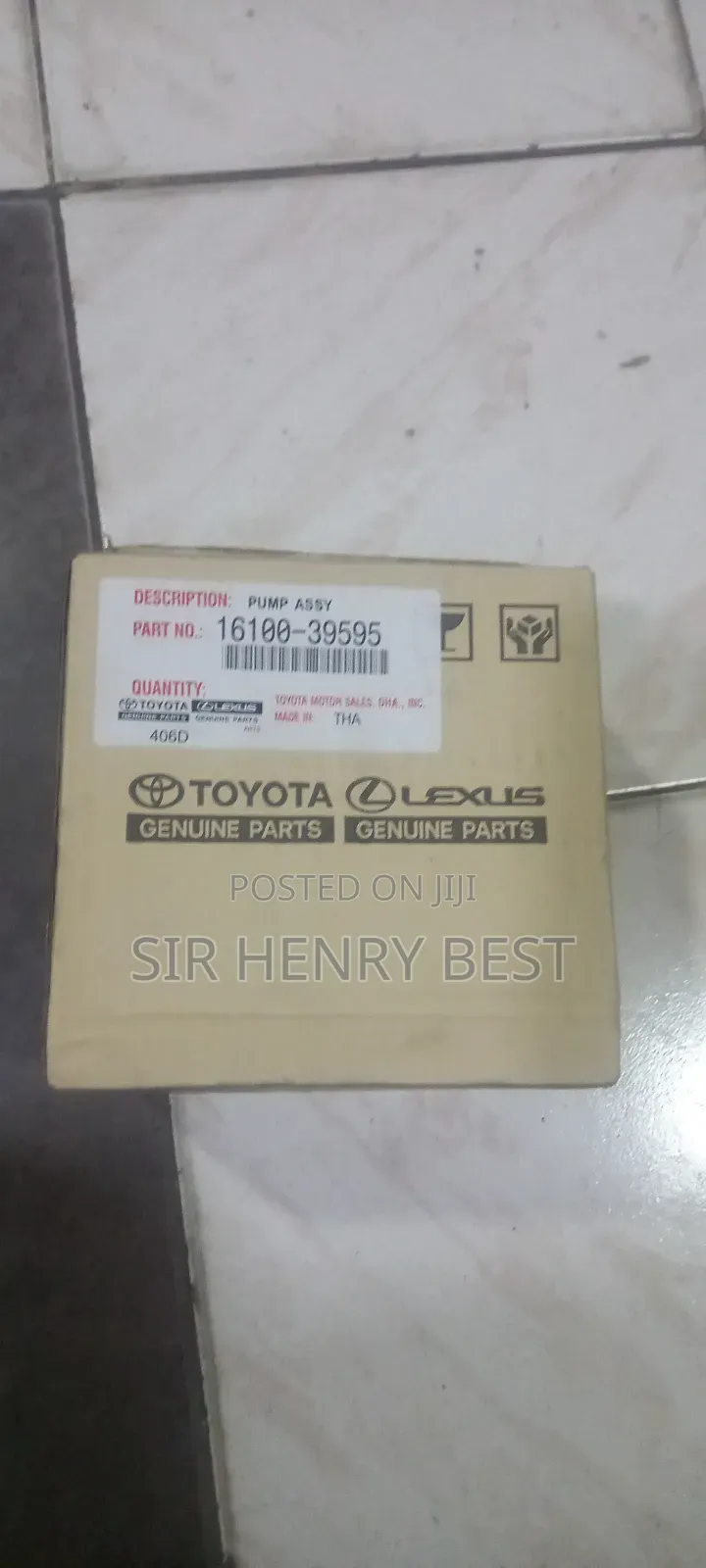 Water Pump Lexus/ Toyota 8AR Engine