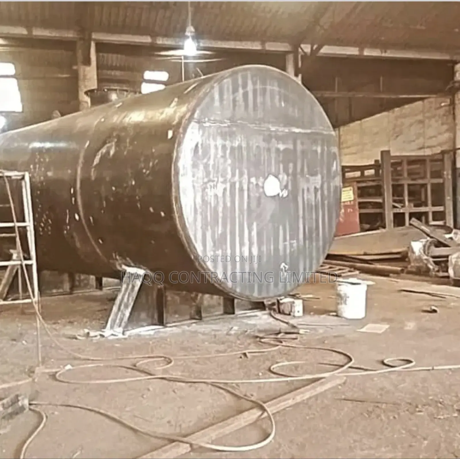 100,000 Litres Diesel Tank Fabrication, Steel Fabrication