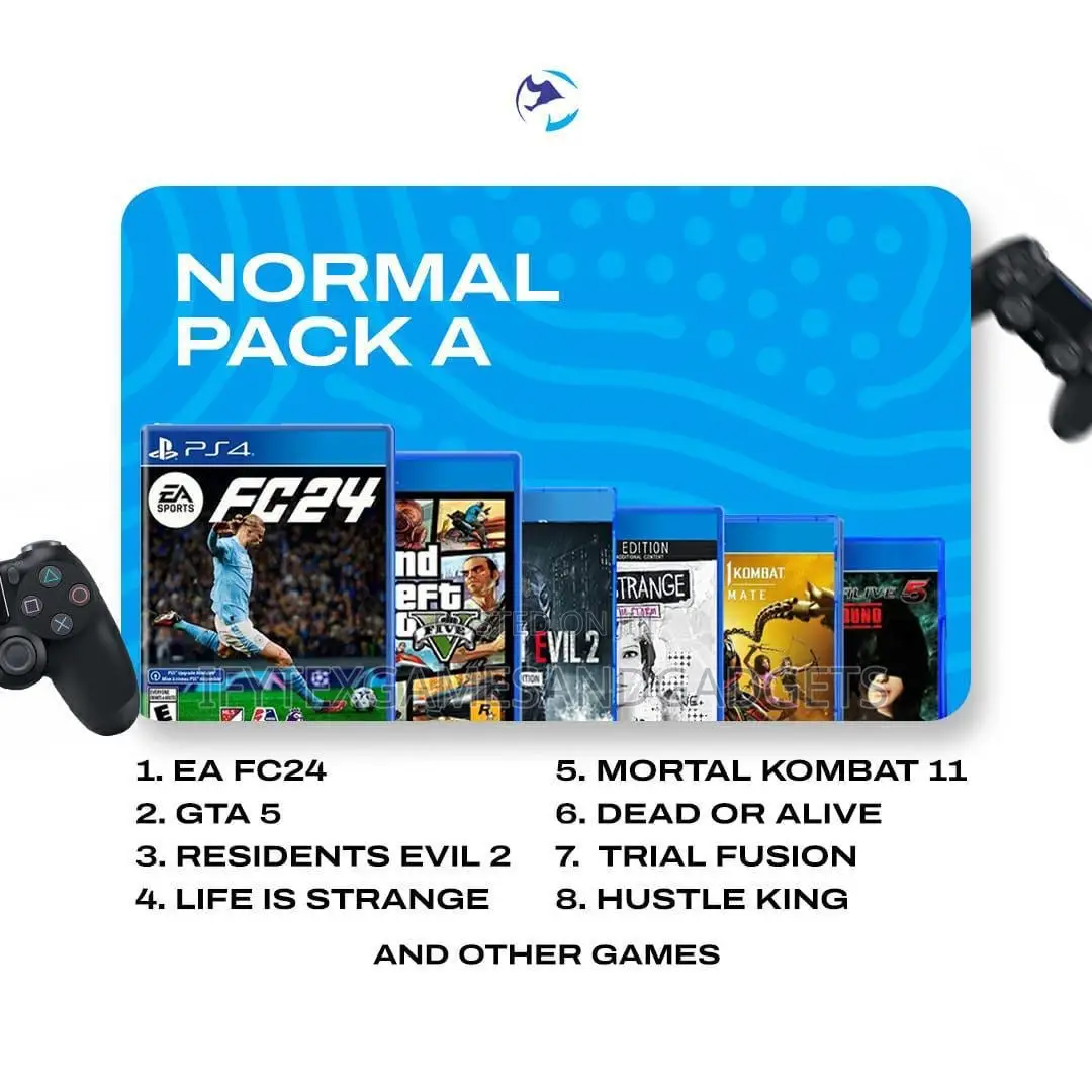 Installation of 12 Ps 4 Latest Games on Ps 4 Consoles