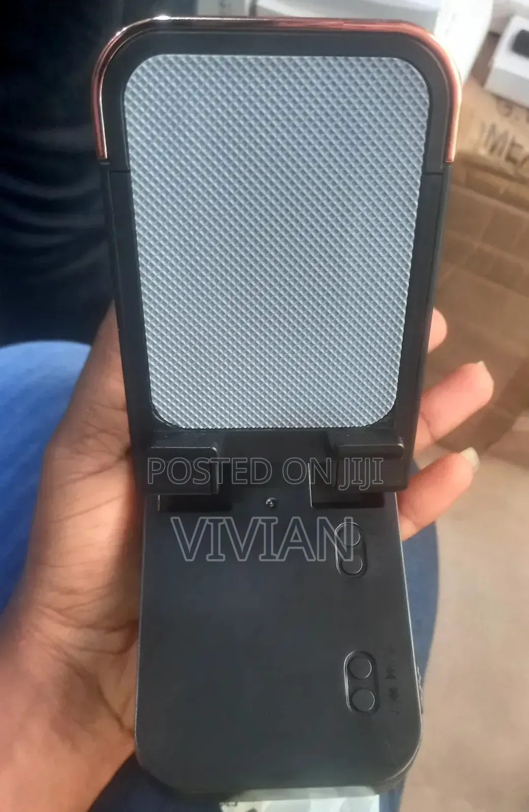 Phone Bracket With Speaker Charging Port
