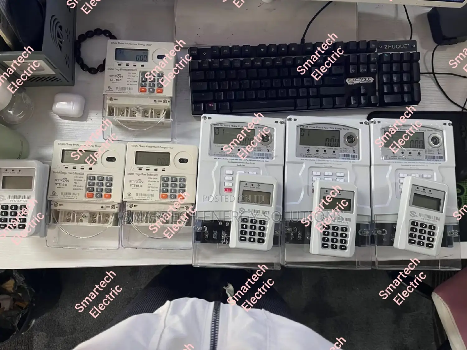 Single Phase Split STS Lora-Rf Energy Check Meter Wt Ciu/Ste18-Bs