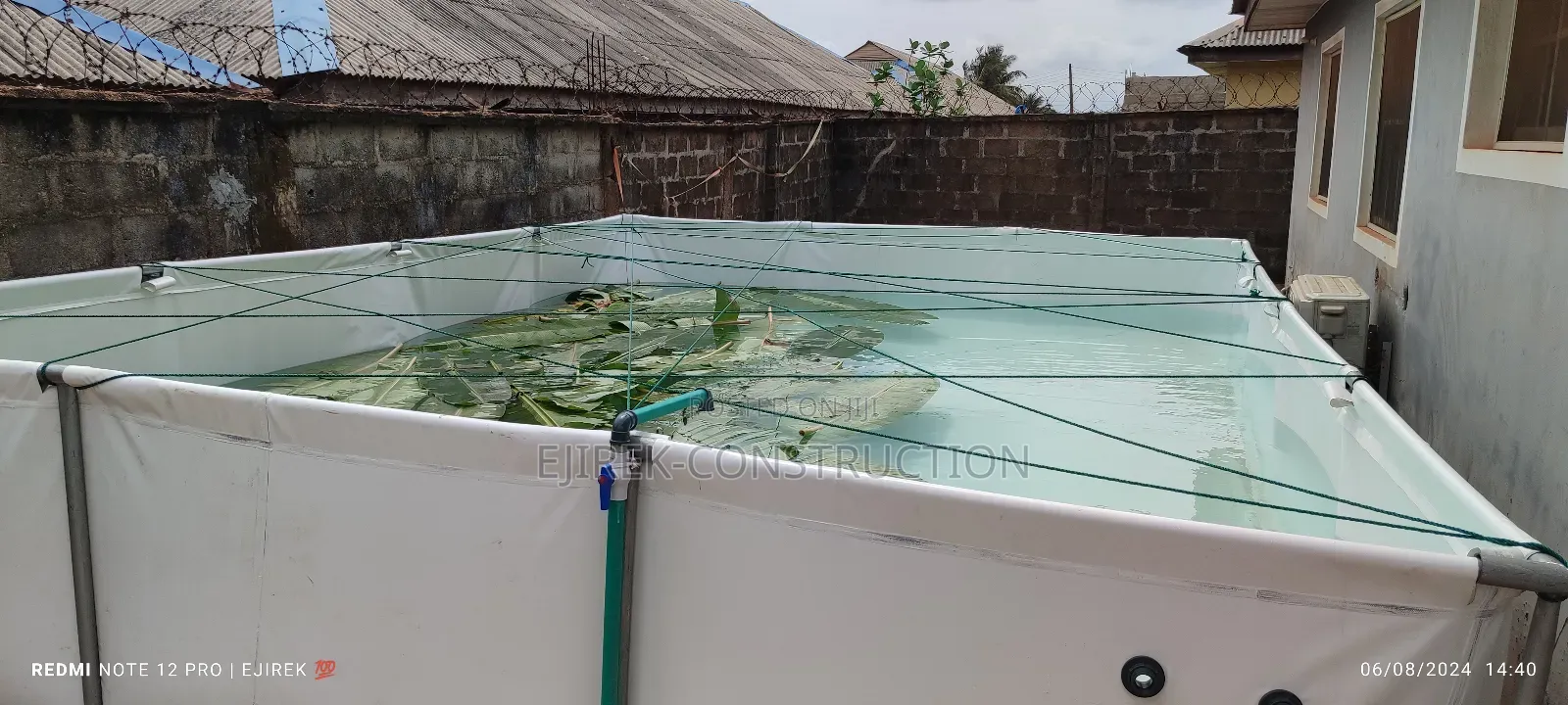 Mobile Tarpaulin Fish Pond (15feet by 20feet by 4feetheight)
