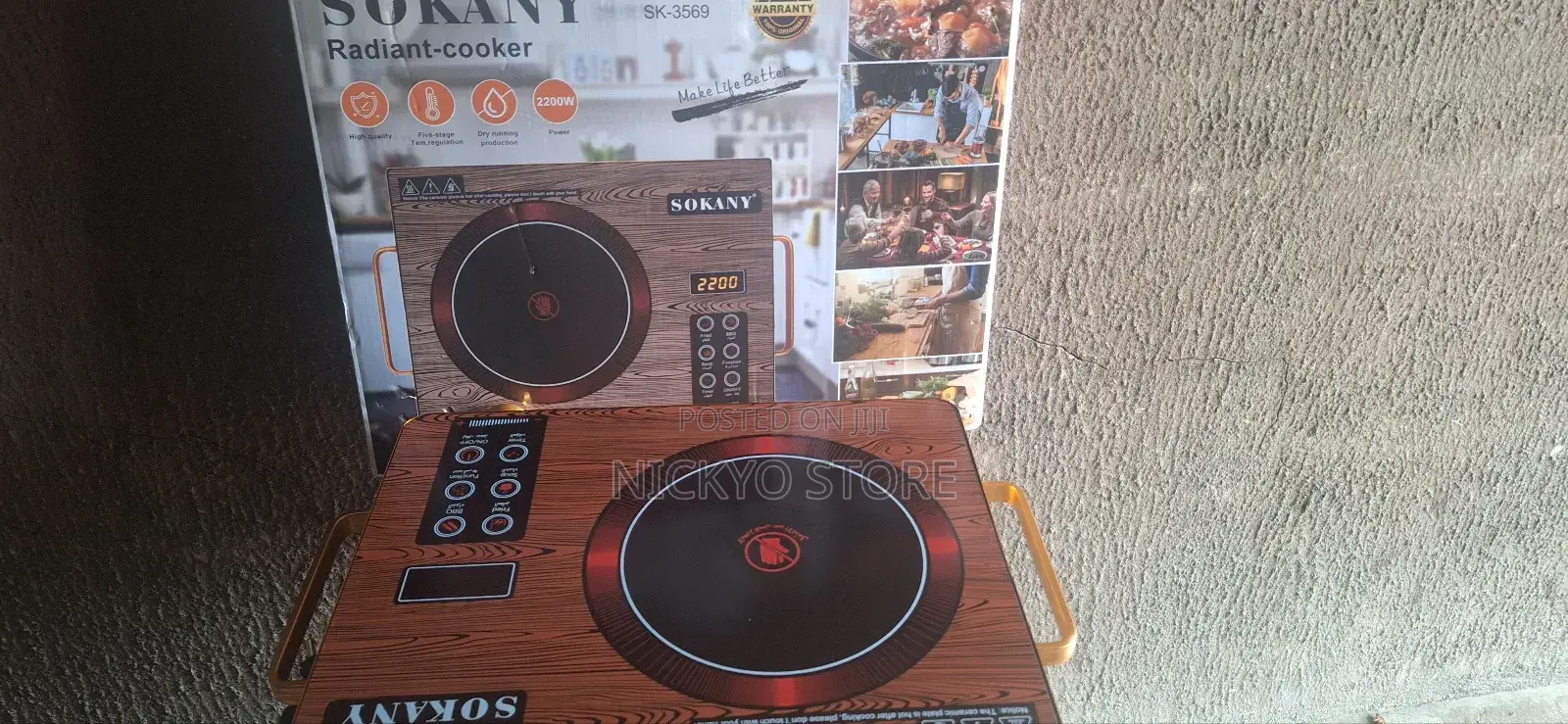 Sokany Radiant Cooker (Model Sk-3569)