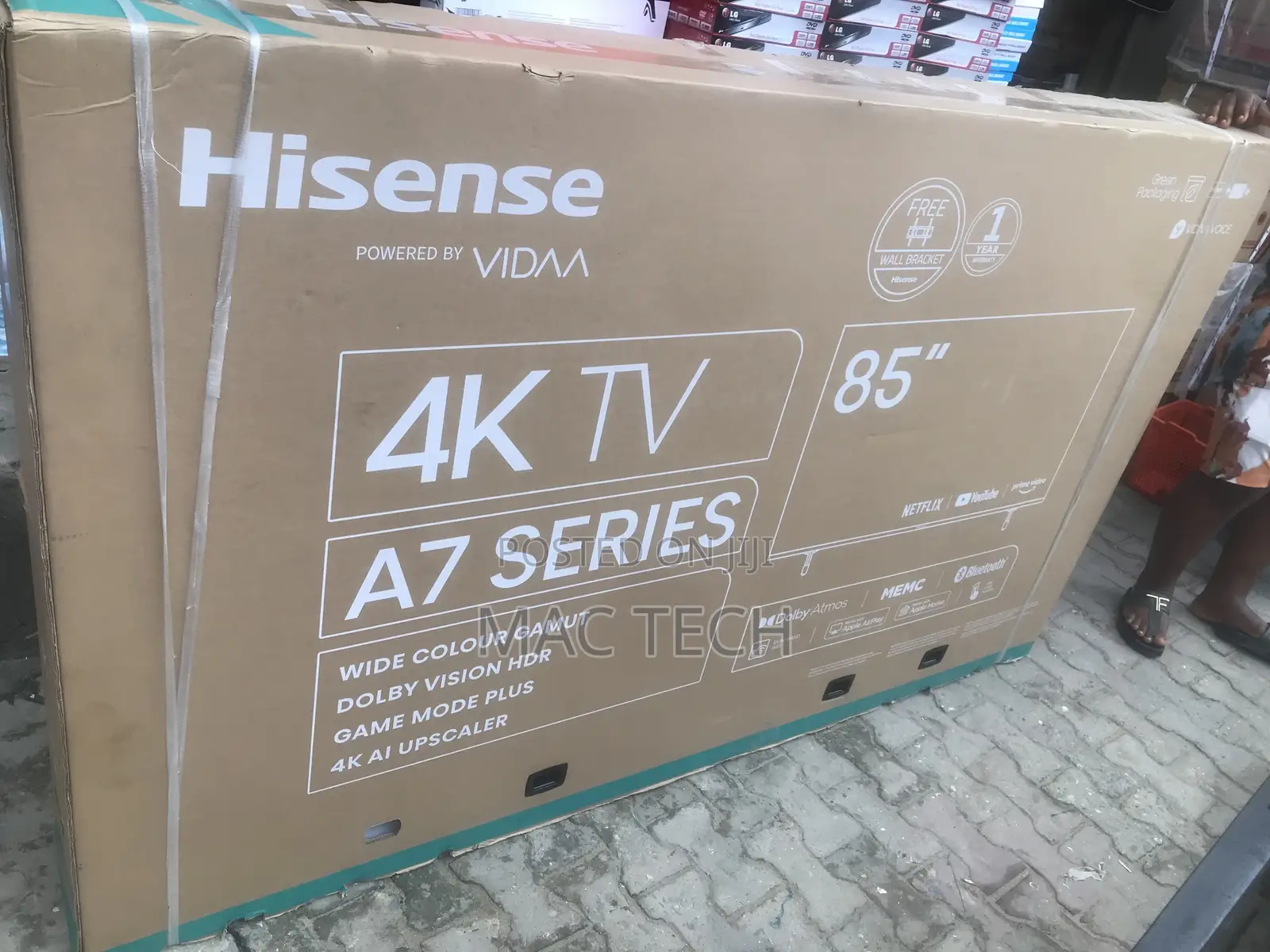 Hisense 85 Inches UHD Smart Tv
