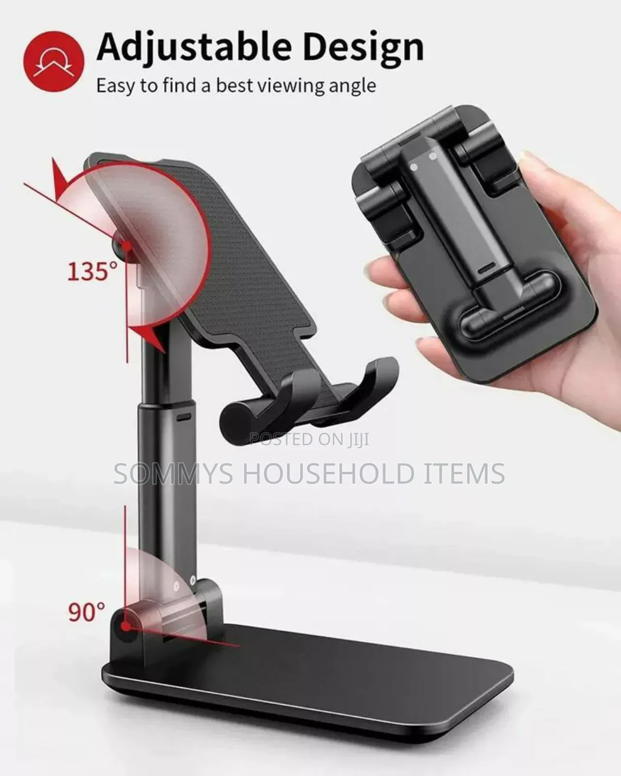 Foldable Adjustable Phone Holder
