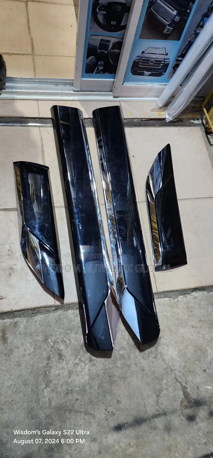 Door Body Chrome for Land Cruiser 2022-2025 Direct Available