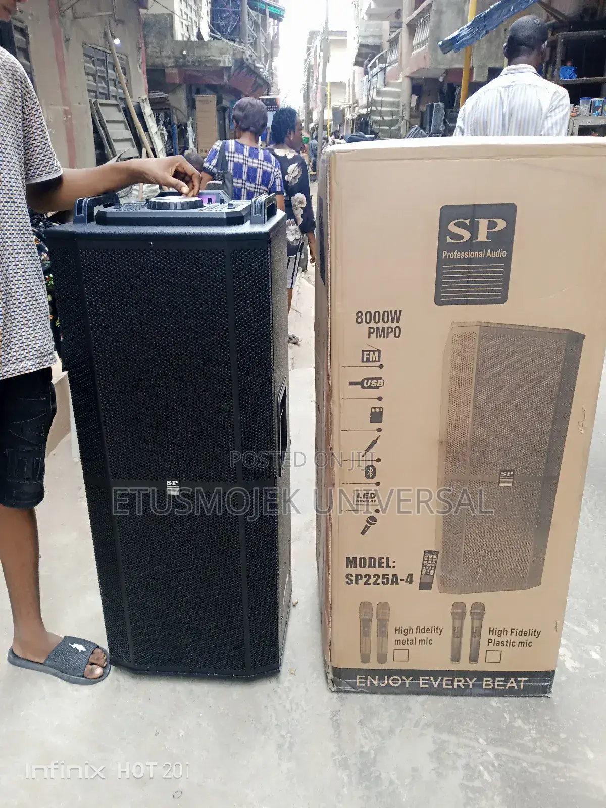 Powerful Sound-Prince Rechargeable Speaker With Dj Scratch
