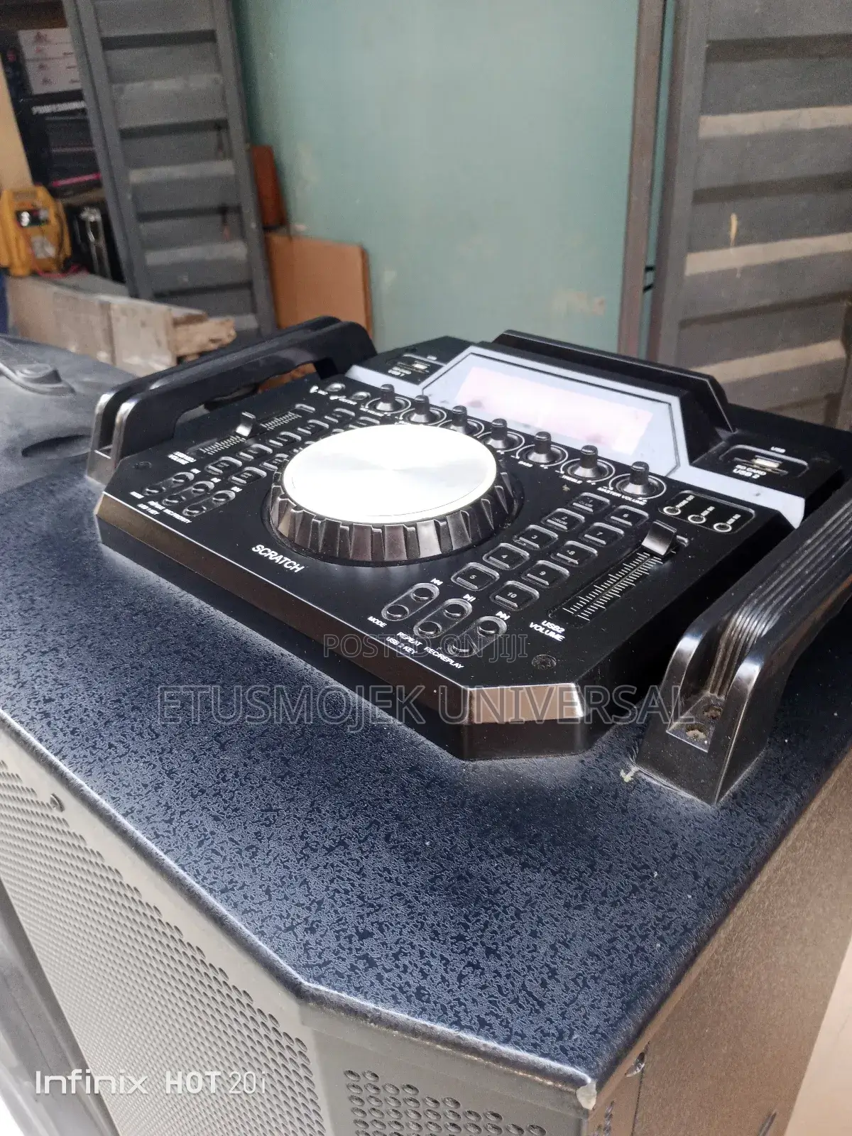 Powerful Sound-Prince Rechargeable Speaker With Dj Scratch