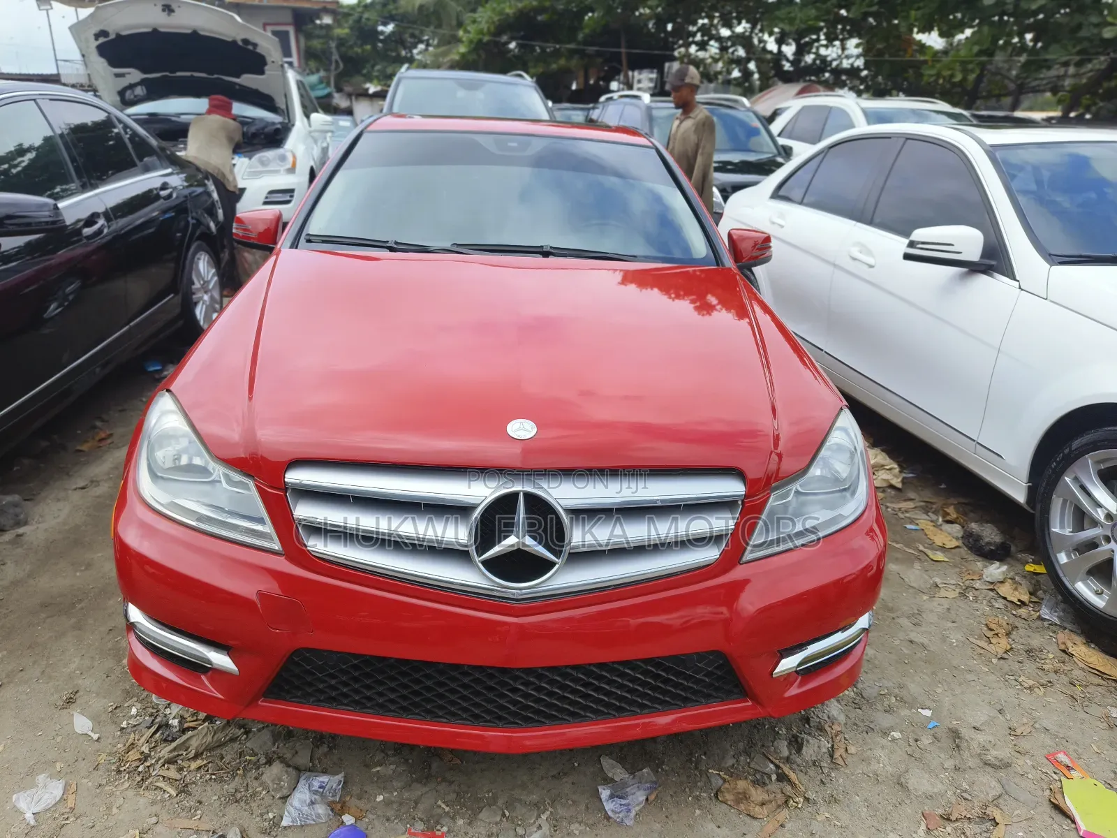 Mercedes-Benz C300 2014 Red