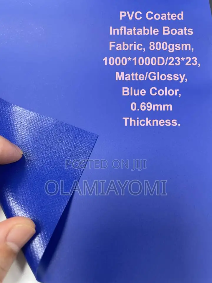 PVC Coated Inflatable Boat Tarpaulin (800gsm)