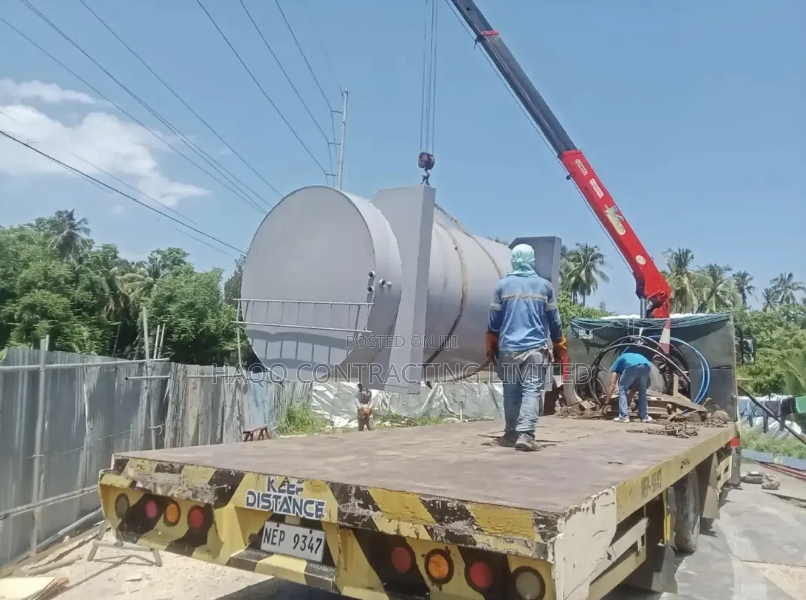 60,000 Litres Diesel Tank Fabrication