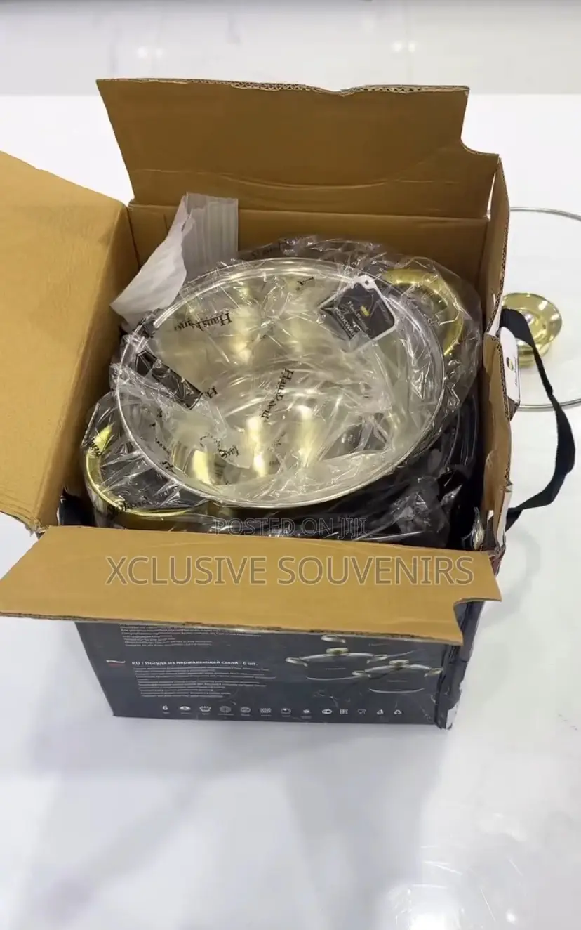 Premium Quality 6pcs Haus Roland Stainles Steel Cookware Set