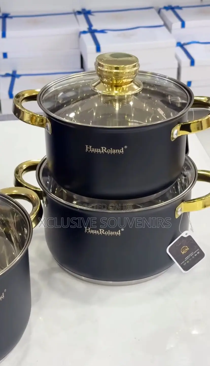 Premium Quality 6pcs Haus Roland Stainles Steel Cookware Set