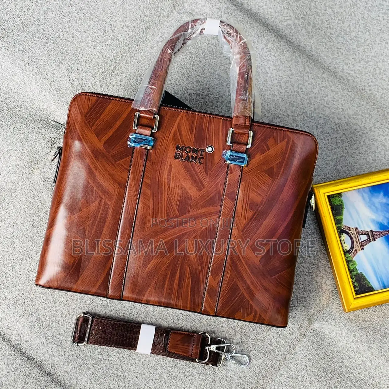 Genuine Leather Mont Blanc/Armani Laptop/Office Bag