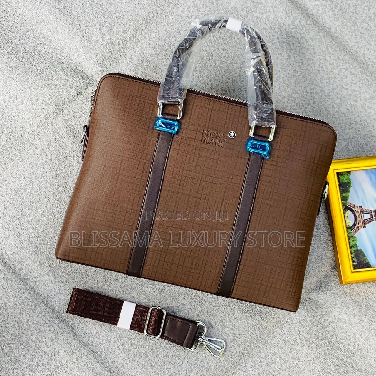 Genuine Leather Mont Blanc/Armani Laptop/Office Bag