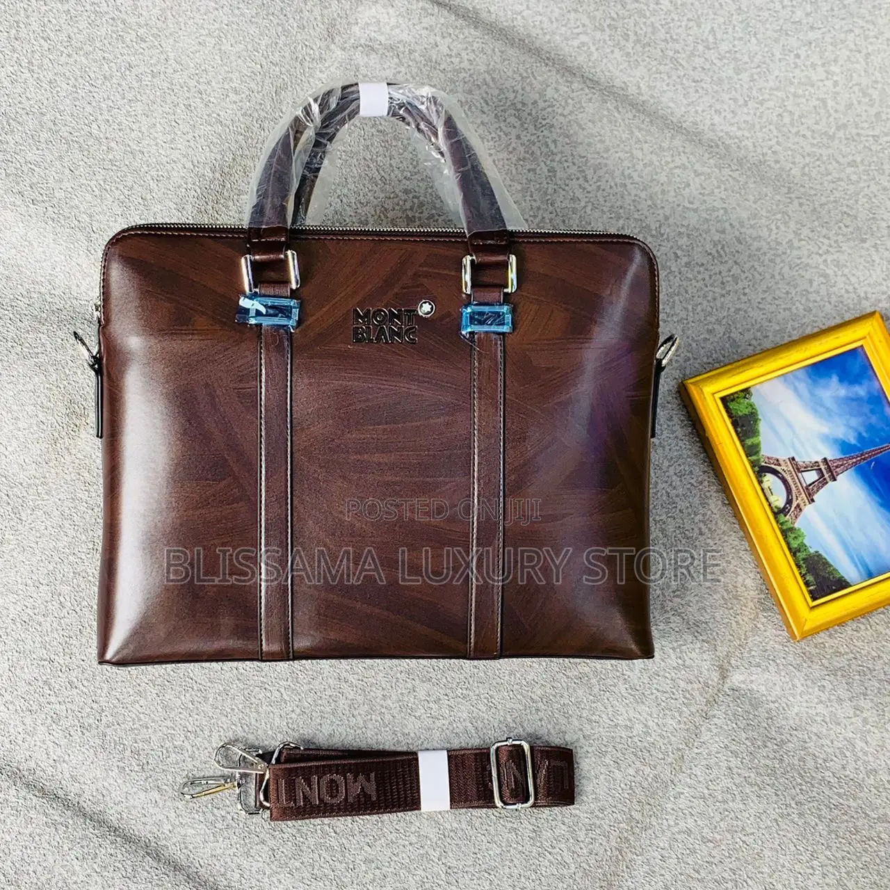 Genuine Leather Mont Blanc/Armani Laptop/Office Bag