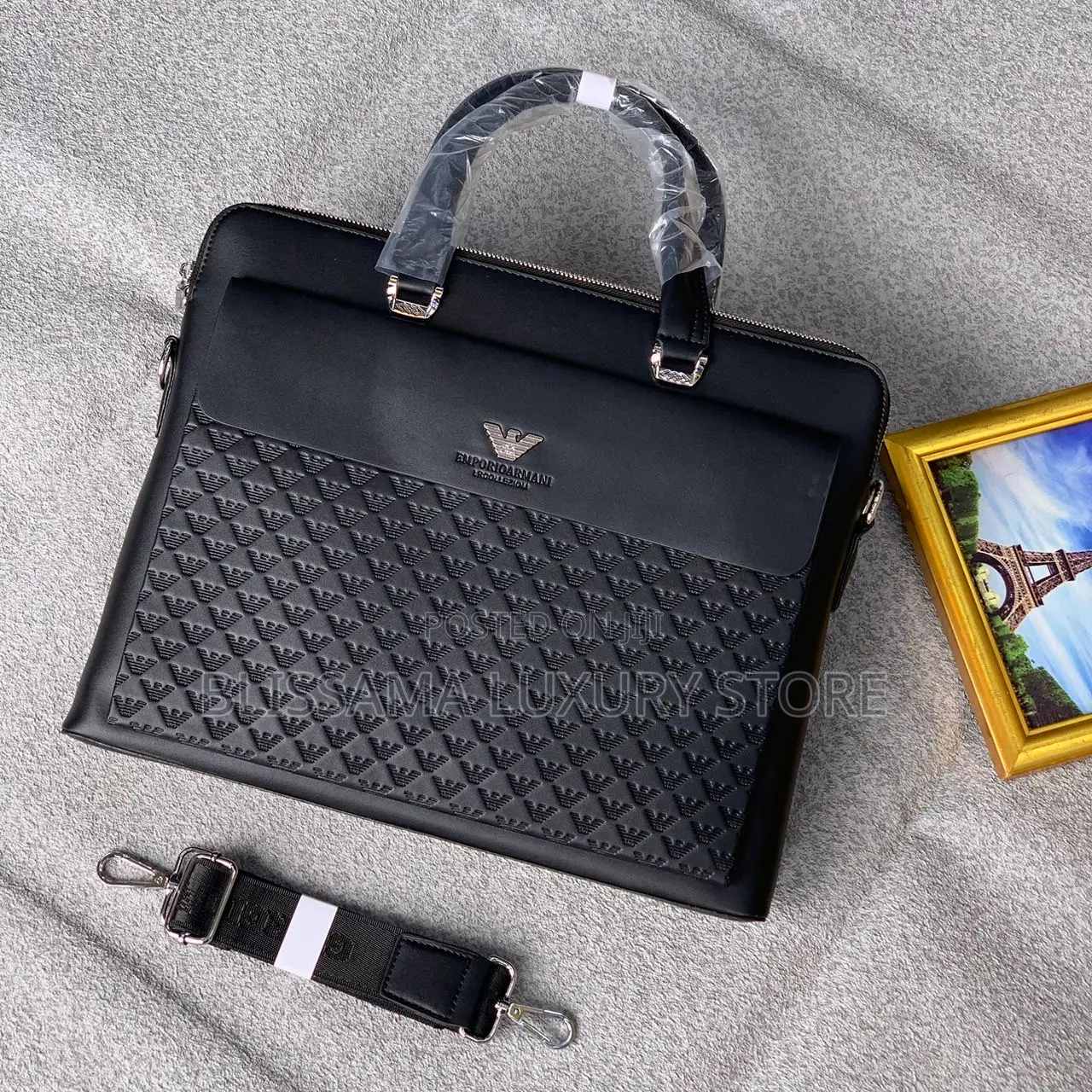 Genuine Leather Mont Blanc/Armani Laptop/Office Bag