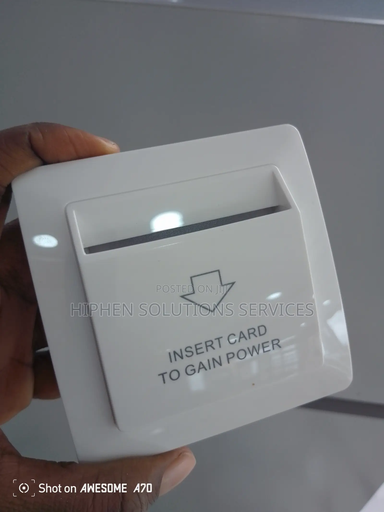 Key Card Switch Power Electricity Sensor Panel for Hotel