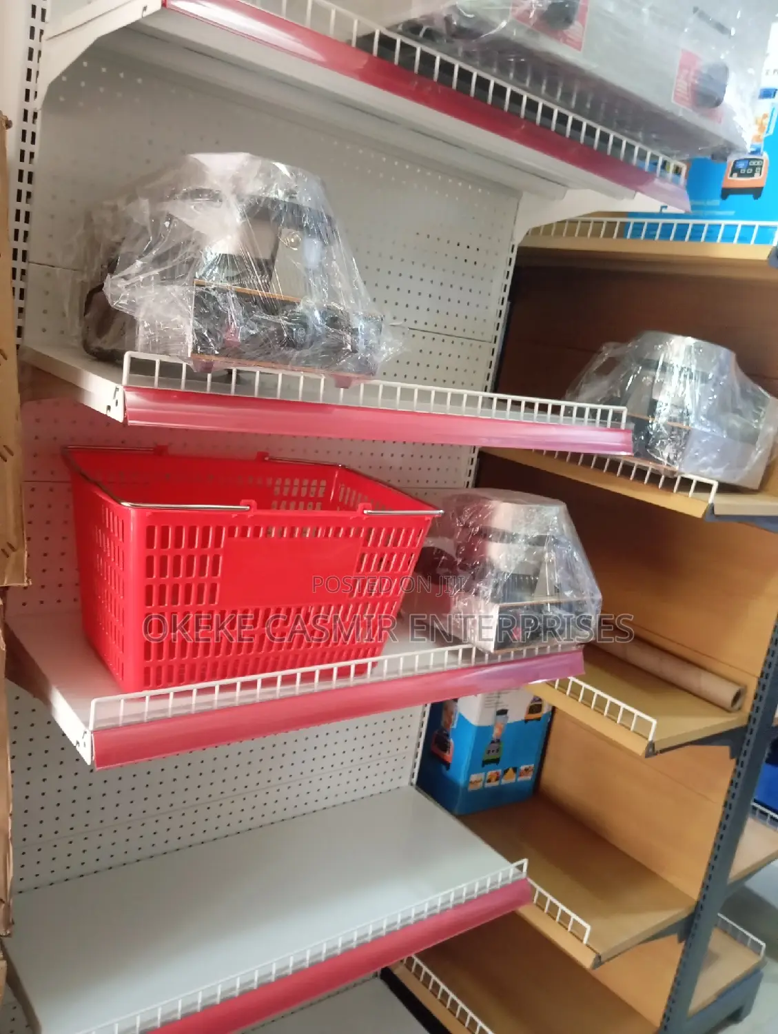 Single Supermarket Shelves