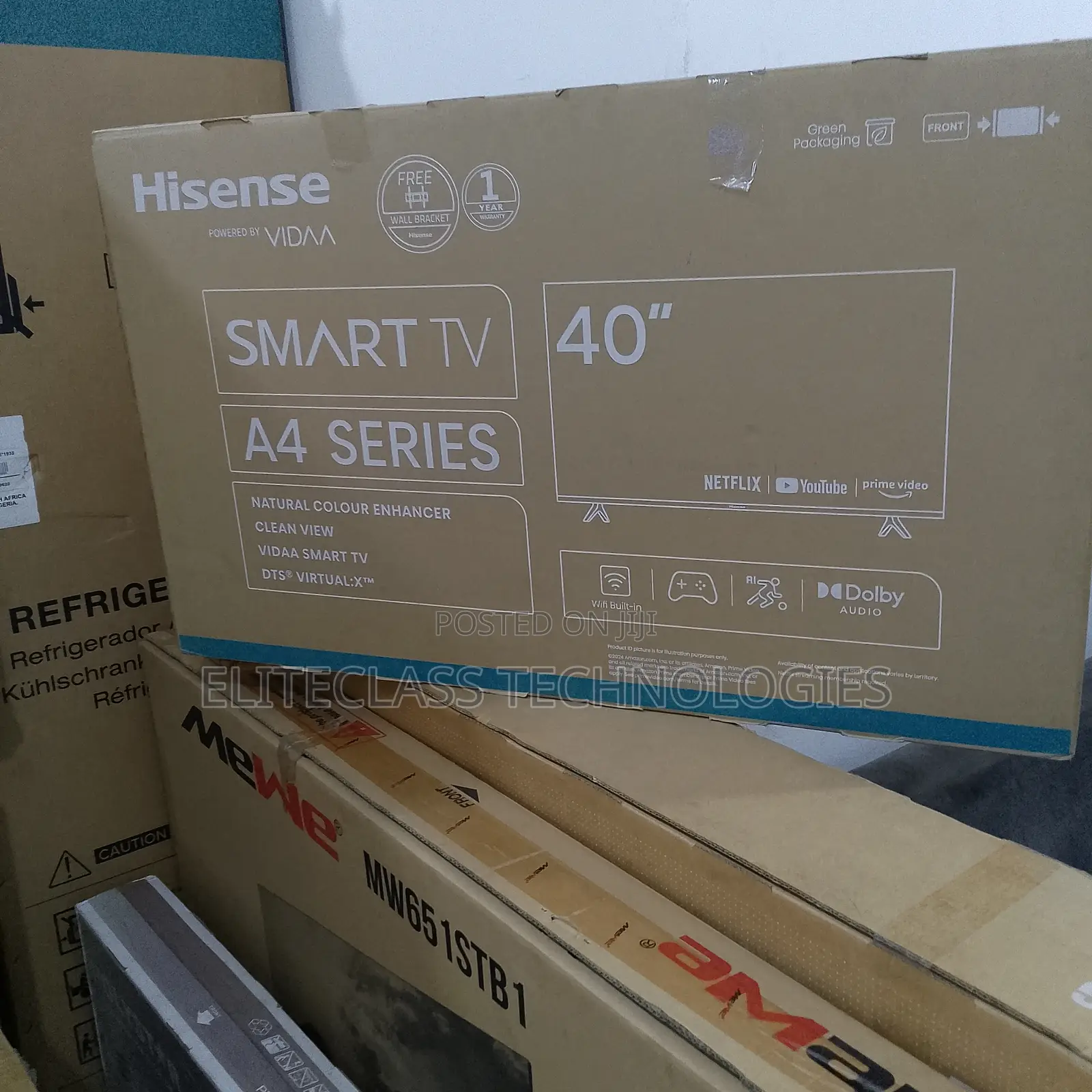 High Efficiency 40'' Hisense Smart TV