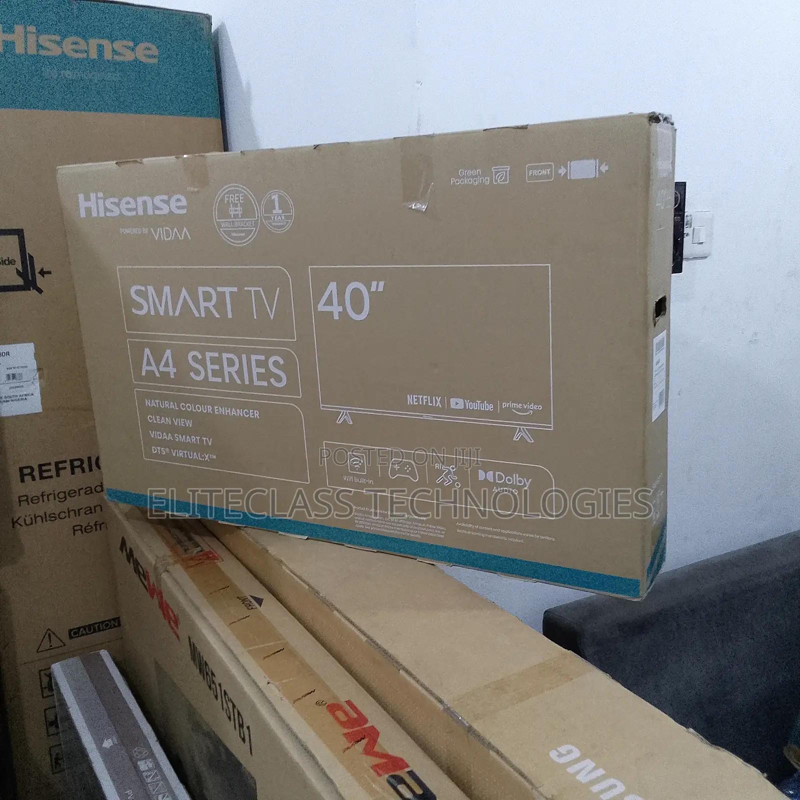 High Efficiency 40'' Hisense Smart TV