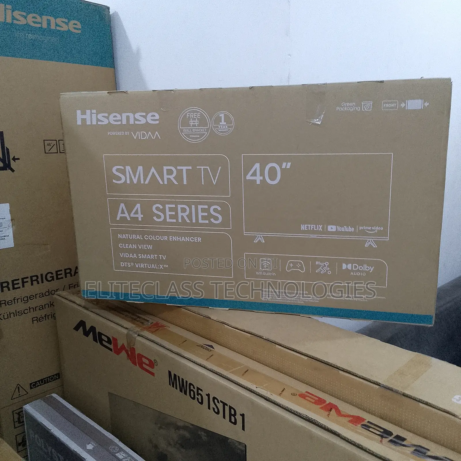 Classic 40'' Hisense Smart TV