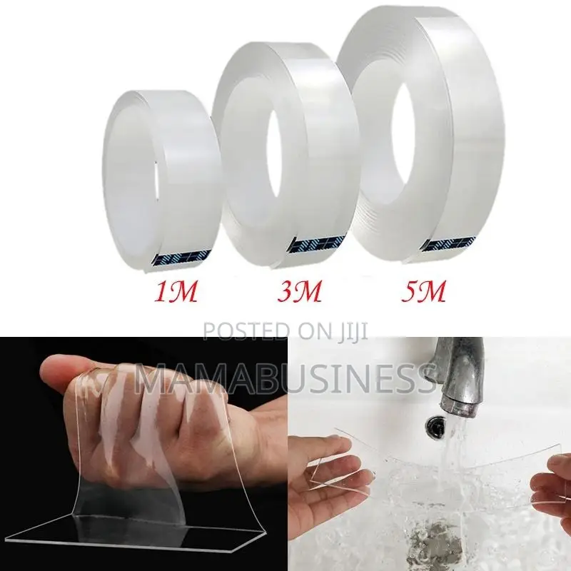Double Sided Nano Transparent Reusable Magic Adhesive Tape