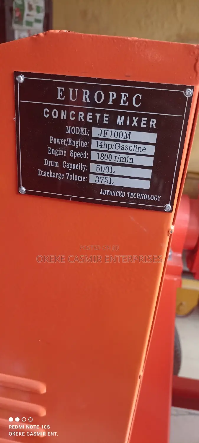 Concrete Mixer 500litres Petrol