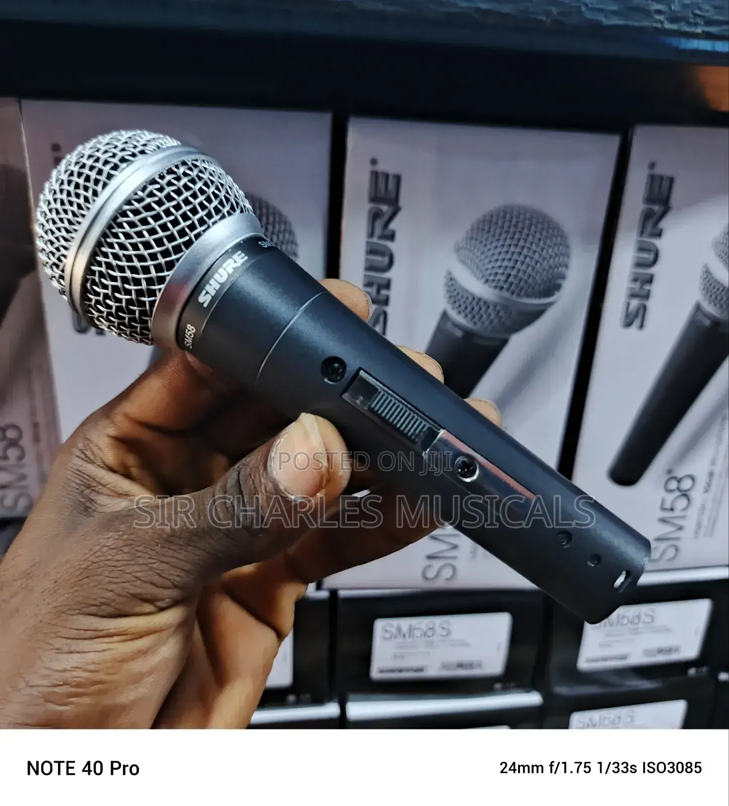 Original Shure SM58 Professional Dynamic Wired Microphone