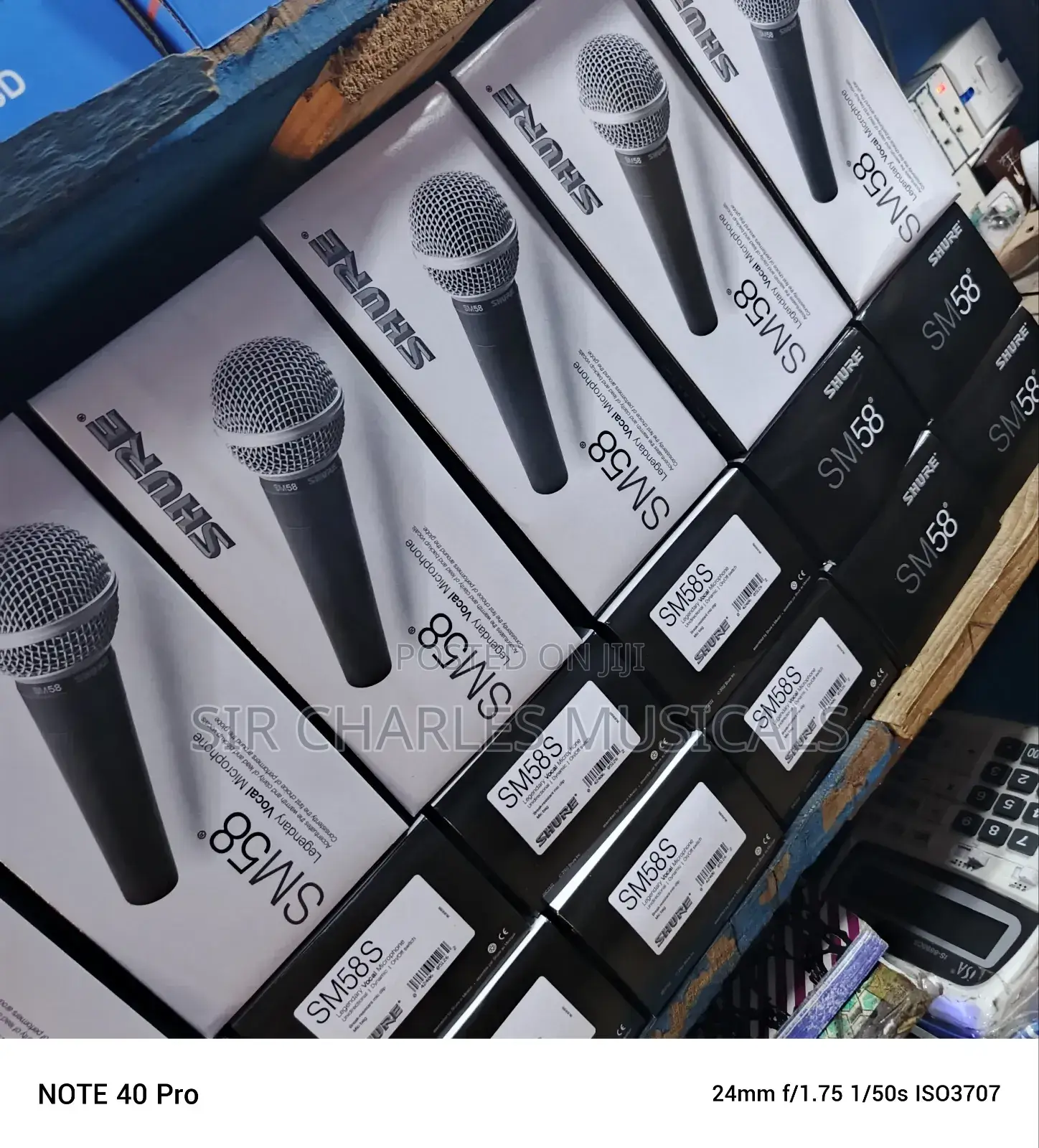 Original Shure SM58 Professional Dynamic Wired Microphone
