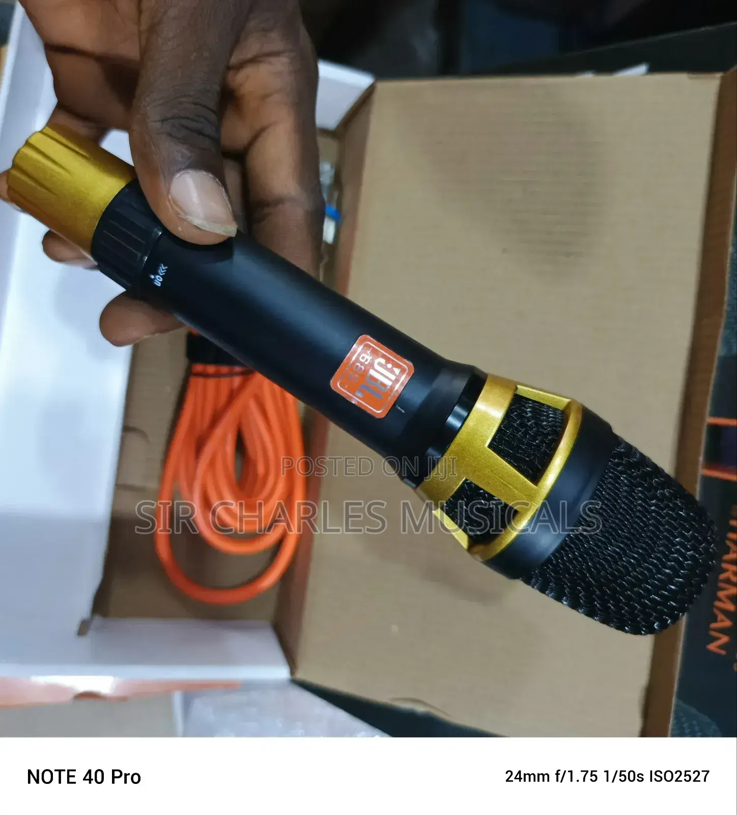 Original JBL 68S Professional Dynamic Wired Microphone