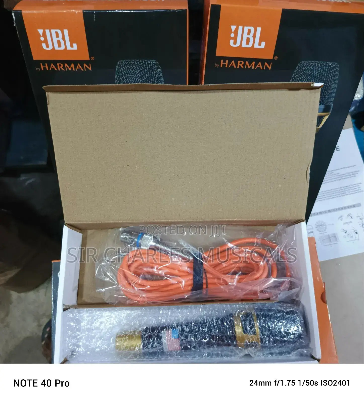 Original JBL 68S Professional Dynamic Wired Microphone