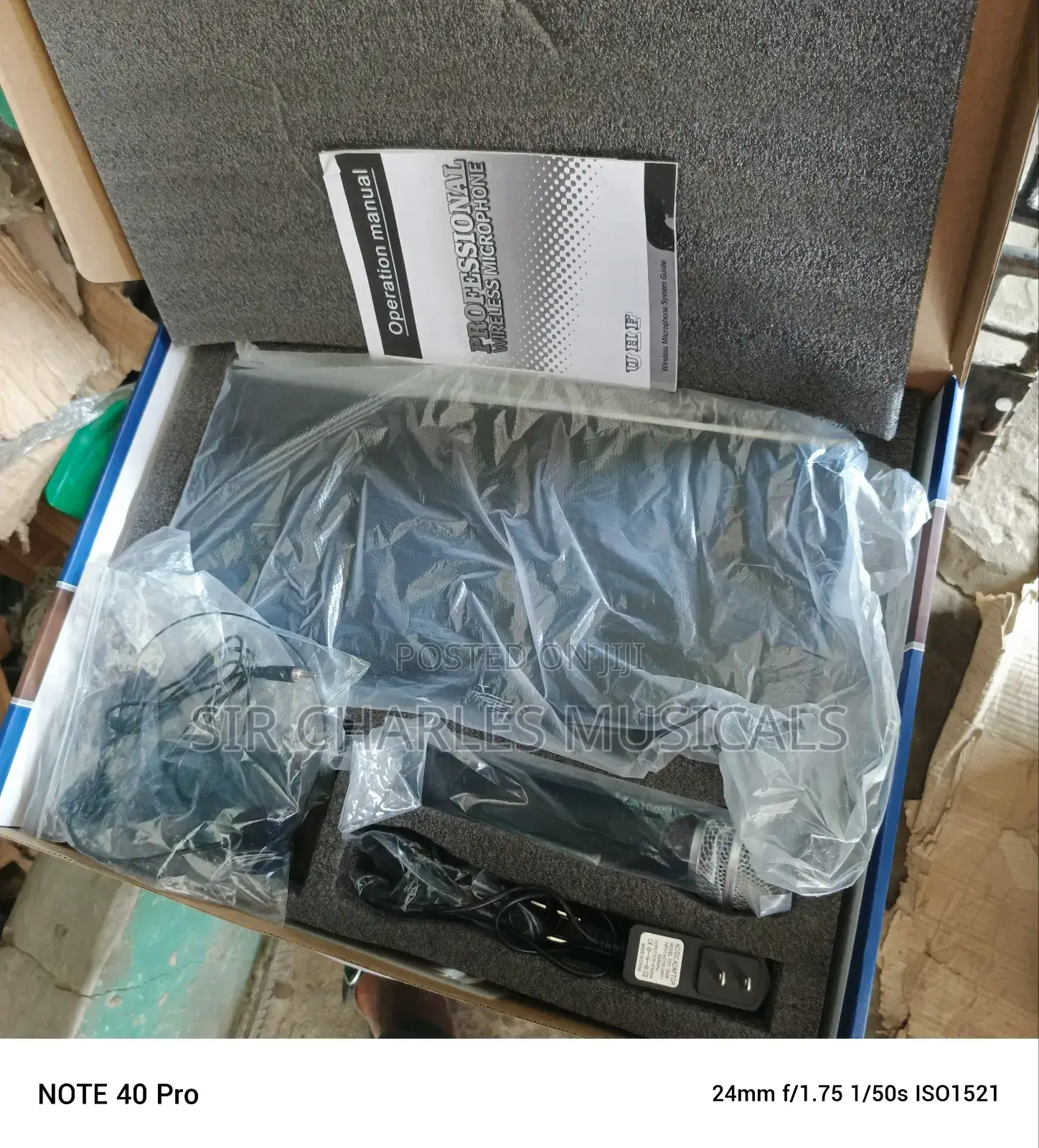 Royyal Dynasty RD-6400B Wireles Microphone With Overhead Mic