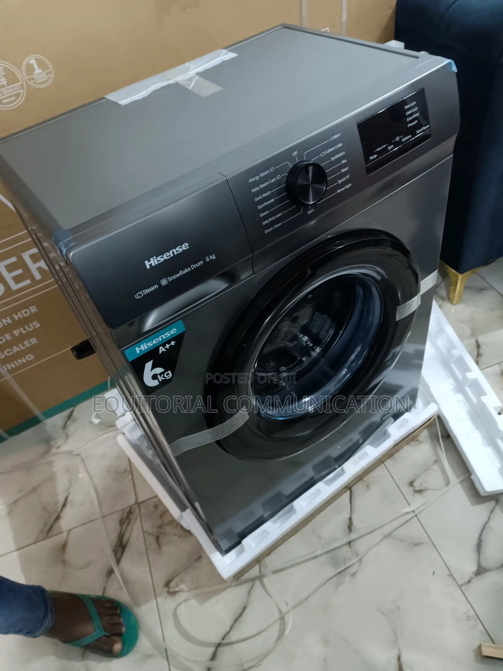 Newly Built Hisense 6kg Front Loader Washing Machine