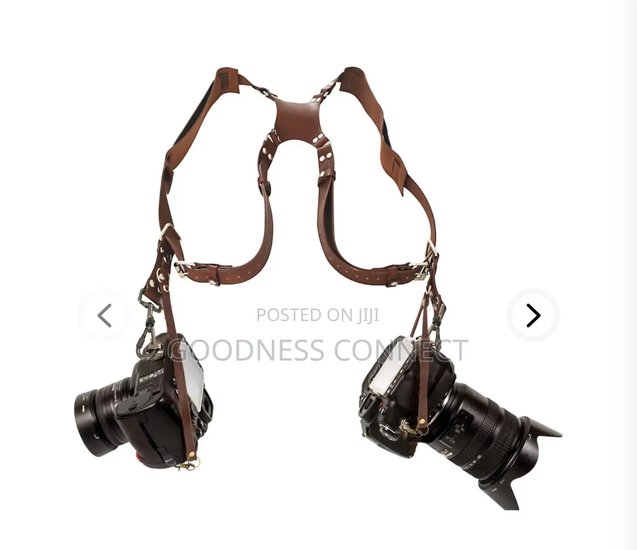 Camera Leather Double Strap