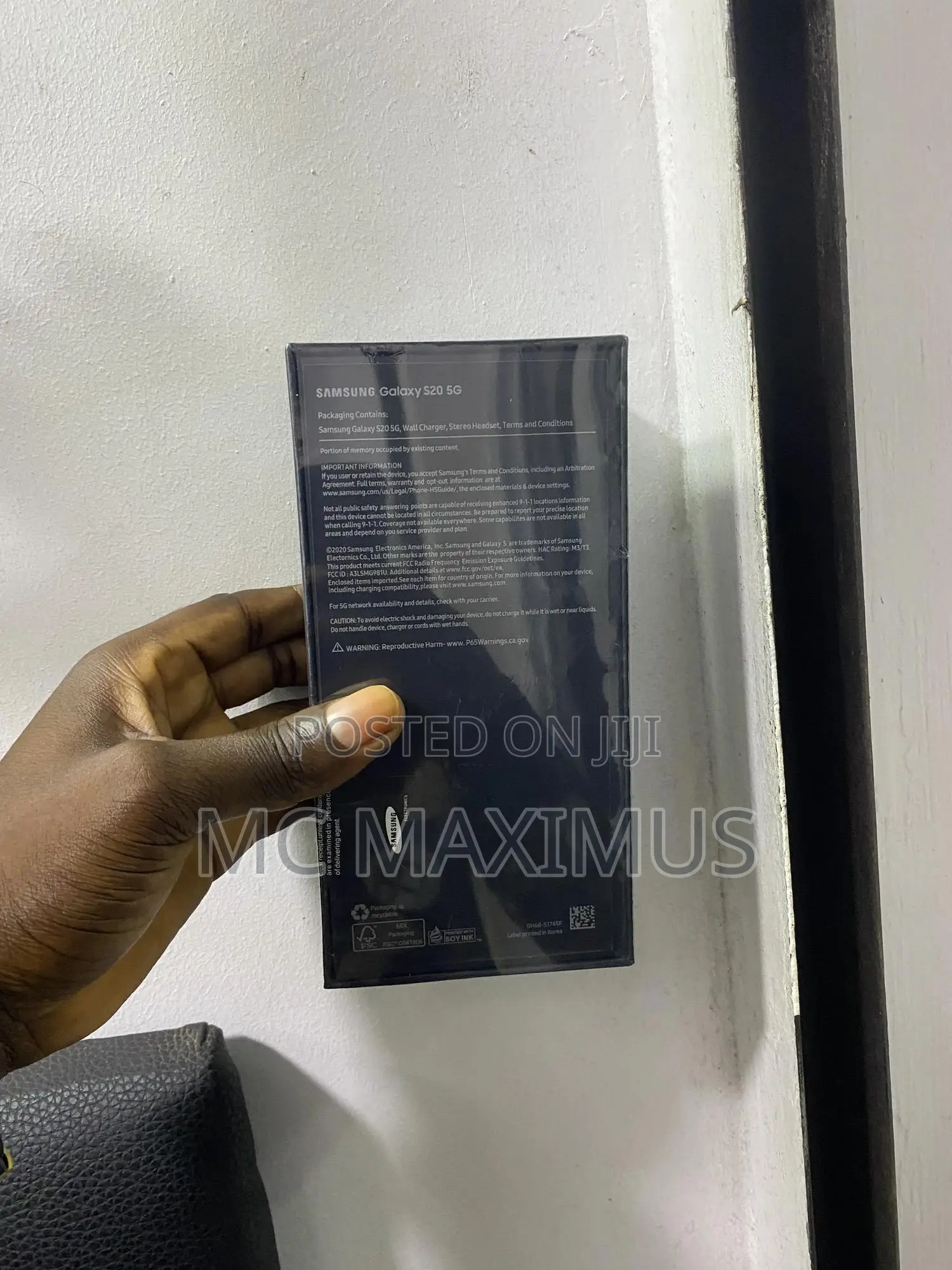 New Samsung Galaxy S20 128 GB Blue
