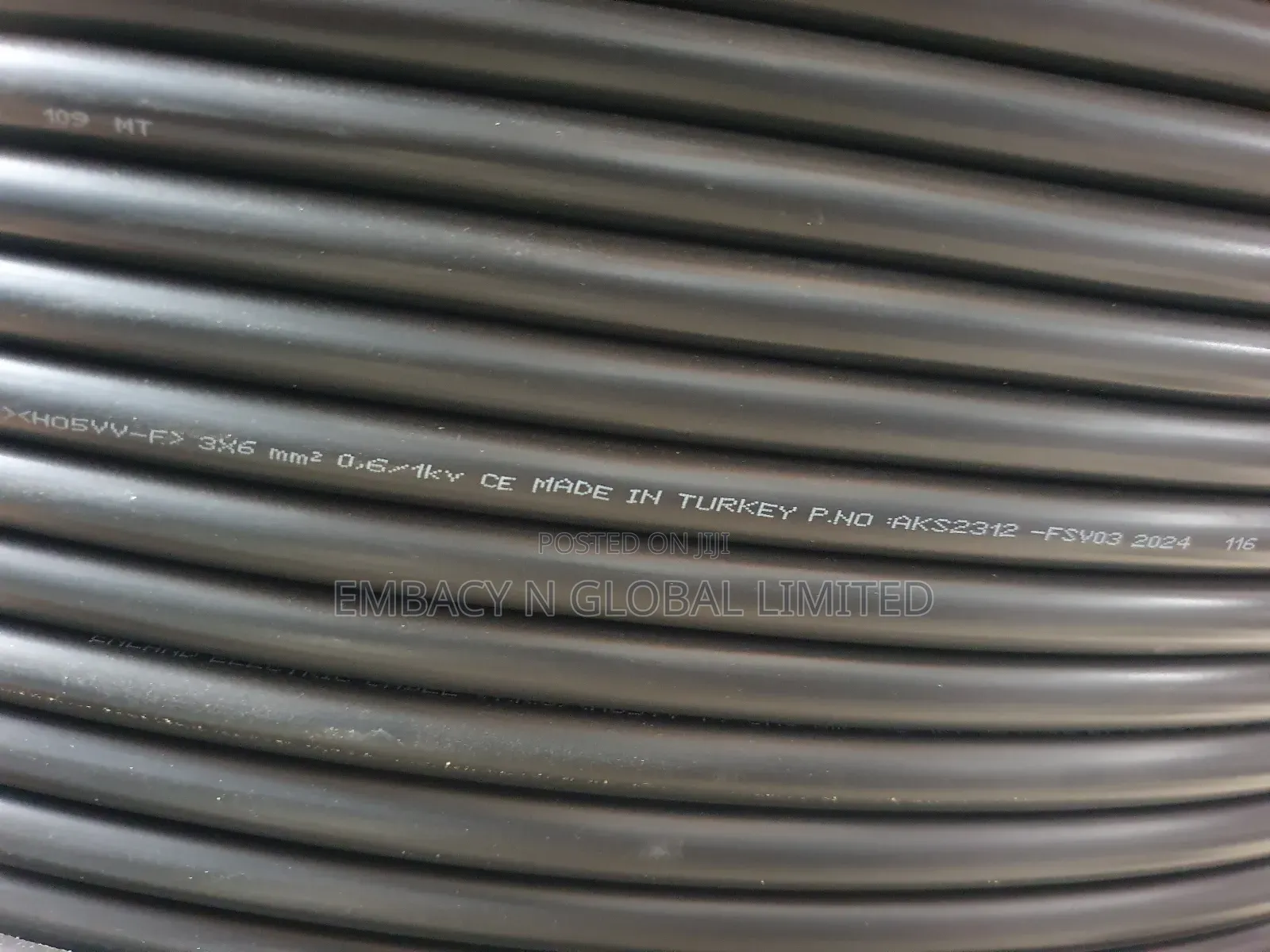 6mm 3core Flexible Cable