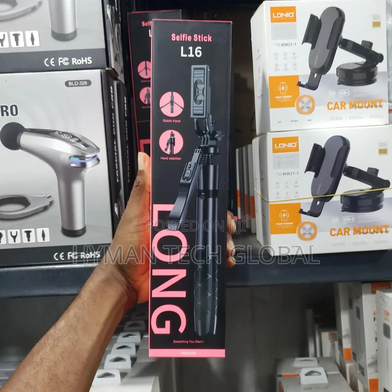 L16 Wireless Selfie Stick Tripod Stand Foldable Monopod
