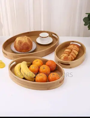 Oval Wooden Tray