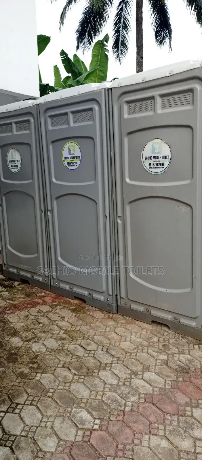 Affordable Mobile Toilets for Lagos Building Sites