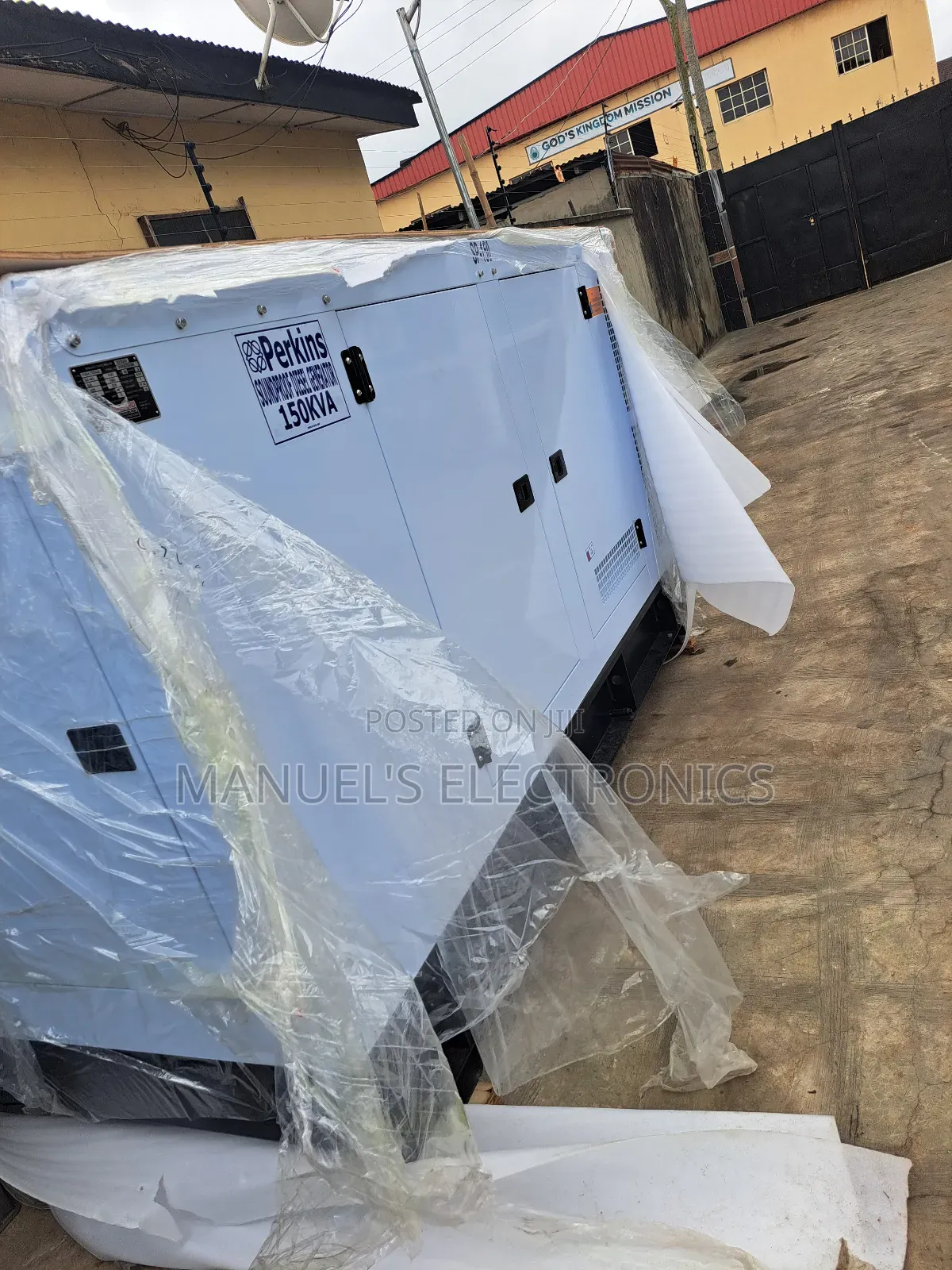 Perkins Diesel Soundproof Generator Model Sp150kva